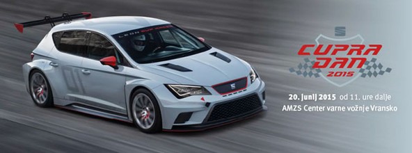 Vabilo Avto Centra Jereb: Vabljeni na Seat Cupra dan / noč 2015
