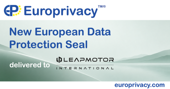 Certifikat Europrivacy: Leapmotor International B.V. med prvimi avtomobilskimi podjetji s certifikatom 