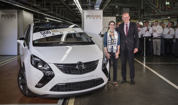 Posebna obletnica v Rüsselsheimu: Opel in GM sta se zahvalila 500 milijonom kupcem