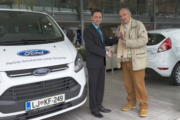 Ford – vozila zmagovalcev: Predaja Fordovih vozil Smučarski zvezi Slovenije