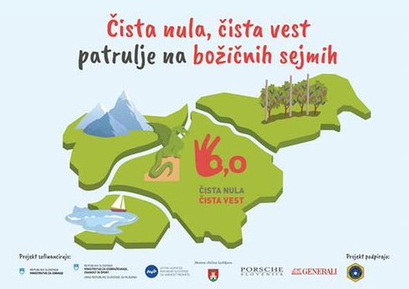 Prispevajte svoj delež k uresničevanju Vizije NIČ: Čista nula, čista vest patrulje na prazničnih sejmih in prireditvah
