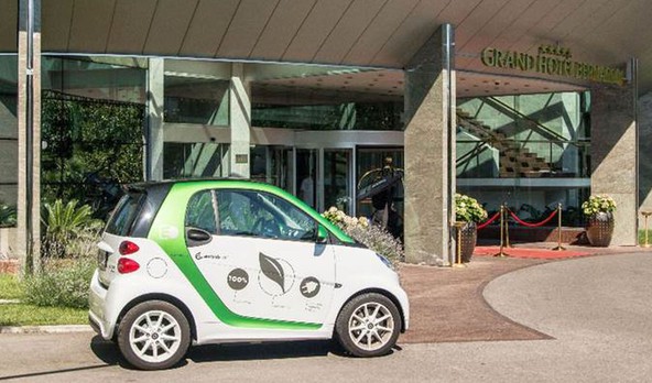 E-polnilnica v GH Bernardin: Z ELEKTRIČNO MOBILNOSTJO GOSTOM IN OKOLJU PRIJAZNI