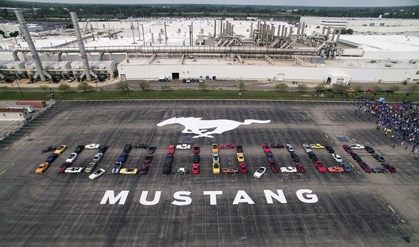Ford praznuje: Izdelali so 10-milijontega Mustanga