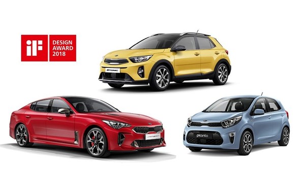 KIA Motors: ‘iF design’ nagrade za Stingerja, Stonica in Picanta