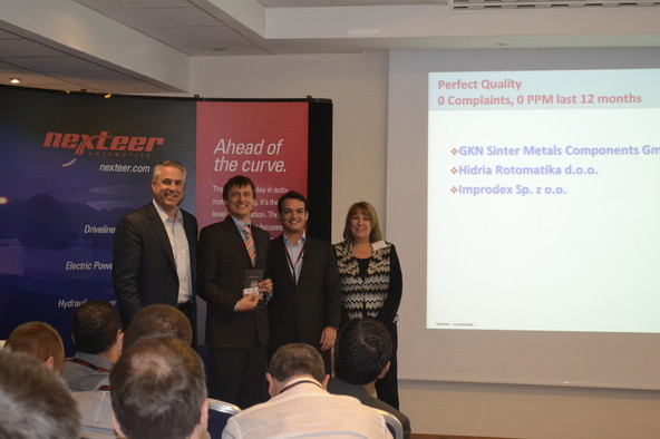 Koncern Hidria: Hidria nagrajena s strani korporacije Nexteer