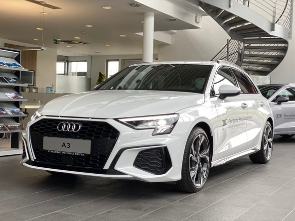 Novi Audi A3 Sportback 2020 že v salonu!: Novi Audi A3 Sportback 2020 - vozila že v salonu, odprta naročila pri Porsche Inter Auto!