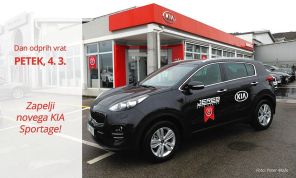 Avto Center Jereb: Dan odprtih vrat - Predstavitev nove KIE SPORTAGE