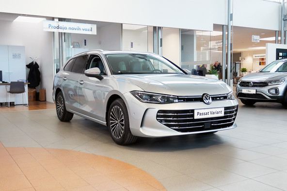Novi Passat že zapeljal v salone!: Novi Volkswagen Passat Variant 2024: že pri Porsche Inter Auto