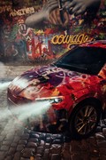 Škoda Scala: Zamaskirana Scala kot glavni akter v umetniškem projektu