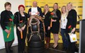 Z leve: Viktorija Potočnik, Mojca Senčar, Robert Štaba, Saša Praprotnik, Alja Viryent, Breda Florjančič, Lucija Sajevec