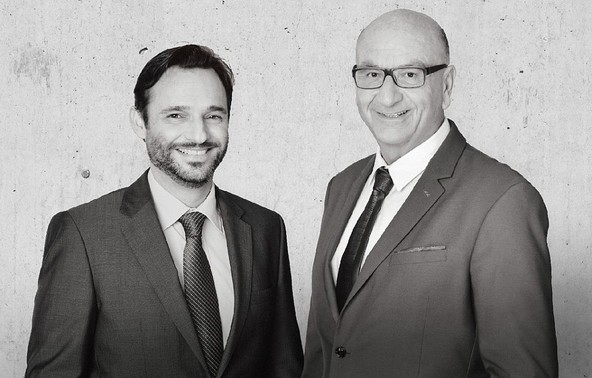 Danilo Ferjančič in Heinrich Slesak