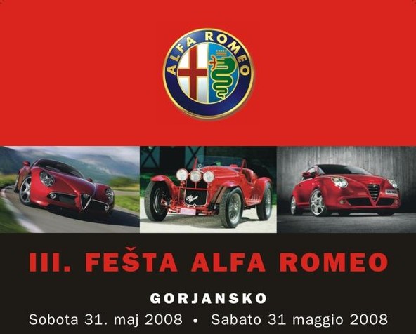 3.Fešta Alfa Romeo: 3.Mednarodno srečanje vozil Alfa Romeo