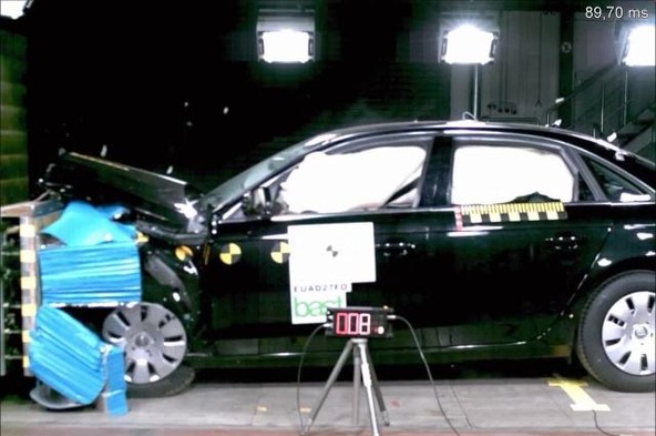 Audi: A4 na poskusnih trčenjih Euro NCAP prejel pet zvezdic