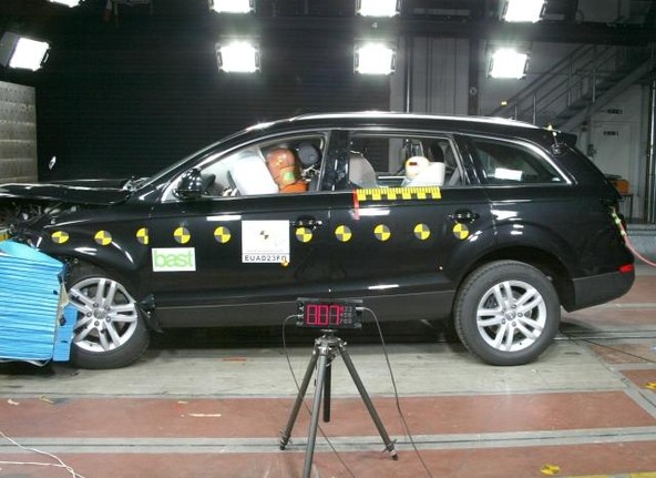 Audi: Pet zvezdic za varnost Audija Q7
