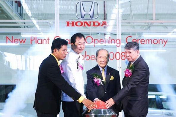 Honda: Začetek proizvodnje v drugi Hondini avtomobilski tovarni na Tajskem
