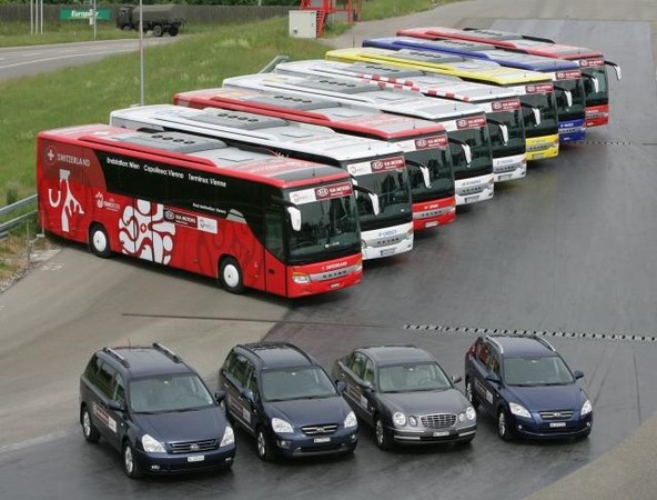 Kia Motors: Zagotavlja brezskrben prevoz na Euru 2008