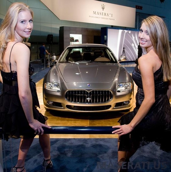 Maserati Quattroporte S: Maserati na salonu v Los Angelesu