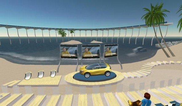 Mazda: Koncept Hakaze v virtualnem svetu Second LifeTM