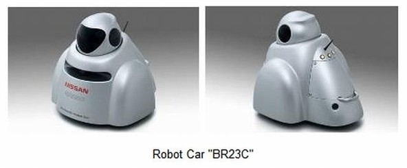 Nissan BR23C: Avtomobil robot se samodejno izogne trkom (posnemanje čmrlja in čebele)