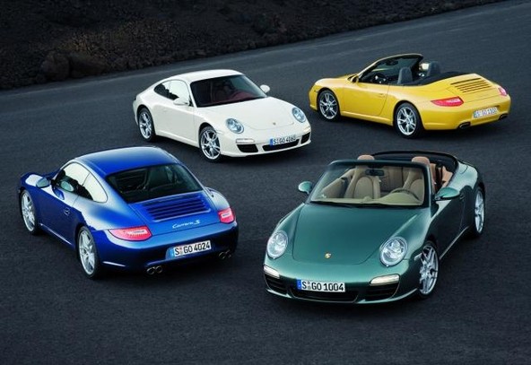 Novi Porsche 911: Carrera in Carrera S - varčnejša in močnejša