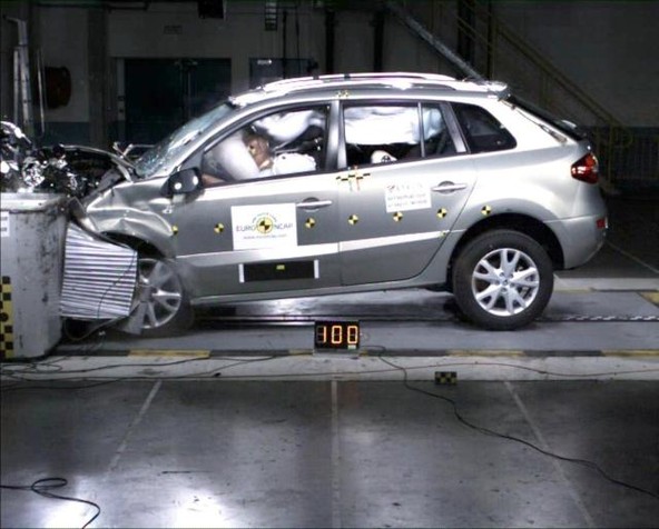 Renault Koleos: Dobil oceno 5 zvezdic Euro NCAP