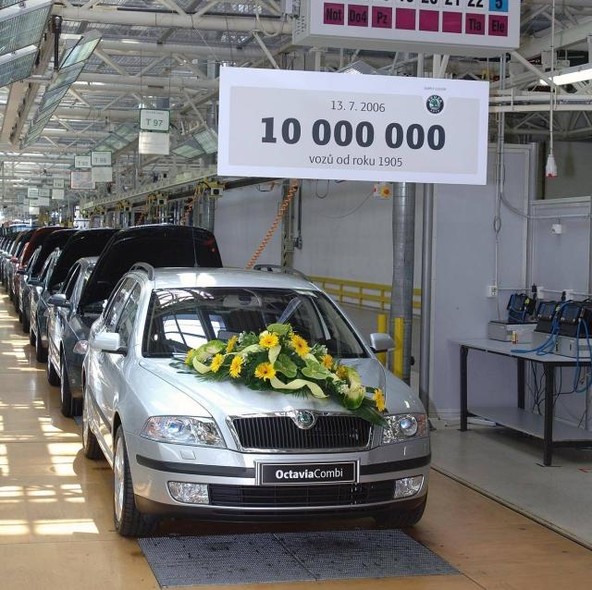 Škoda: 10 milijonov vozil znamke Škoda
