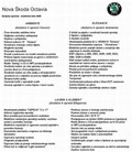 Škoda: Nova Octavia in Nova Octavia Combi