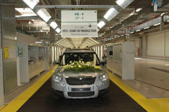 Škoda Yeti: Začetek serijske proizvodnje