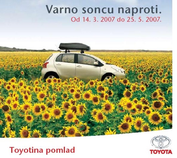 Toyotina pomlad: Varno soncu naproti - od 14. 3. 2007 do 25. 5. 2007