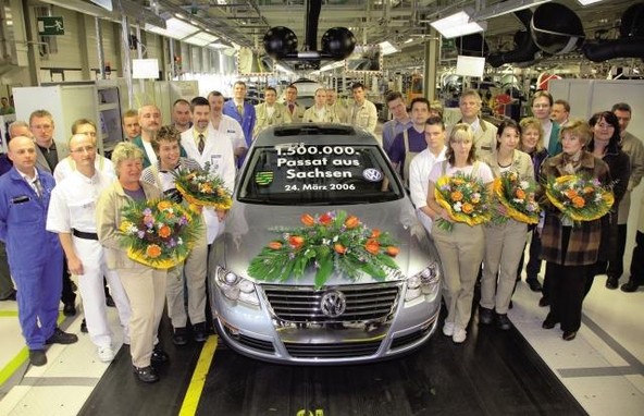 Volkswagen: V Volkswagnovi tovarni na Saškem izdelanih že 1.500.000 Passatov