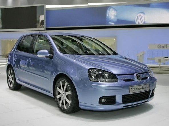 Volkswagen Golf TDI Hybrid: Visokotehnološka povezava dizelskega in elektromotorja