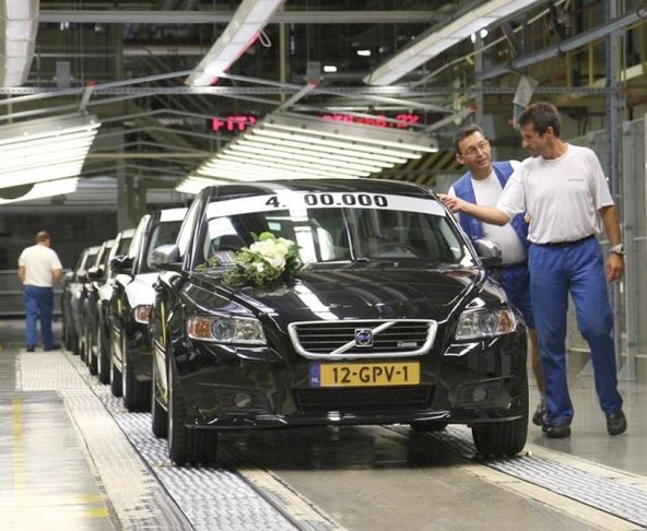 Volvo: 4 milijone Volvov za Gent
