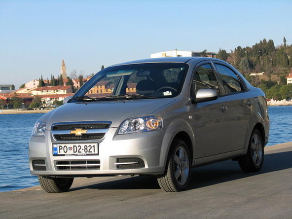 mednarodna predstavitev: Chevrolet aveo