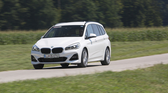 BMW 220d xdrive gran tourer: Draga družinska smer