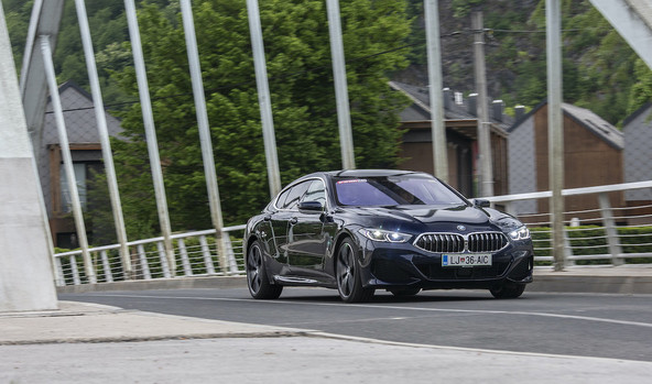 BMW 840d xDrive gran coupe M sport: Igra čustev in razuma