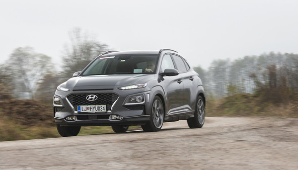 Hyundai kona 1.6 GDI hybrid impression: Med nebom in zemljo