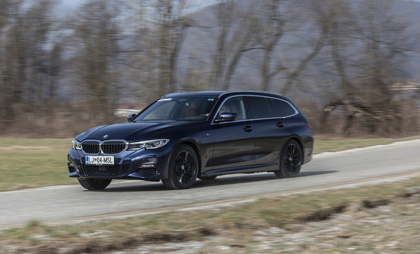 BMW 330e xDrive touring M sport: Karavan z višjim namenom