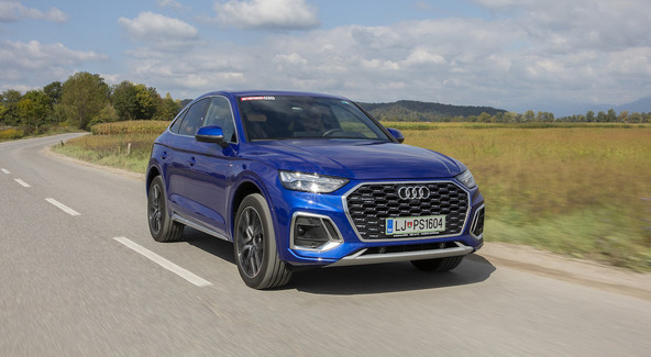 Audi Q5 sportback 2.0 TDI quattro S line: Ekskluzivnost kombilimuzinskega zadka