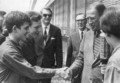 Saarlouis - Henry Ford II ob srečanju z zaposlenimi