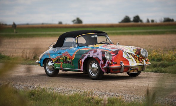 Porsche 356 C 1600 SC cabriolet by Reutter: Prodan legendarni 'psihadelični porsche'