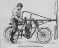 Aéromotocyclette Anzani:  Oblikovni križanec  iz leta 1906
