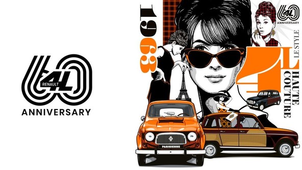 Pristna pop kulturna francoska ikona : Renault slavi 60. obletnico modela 4L