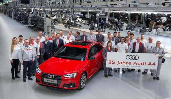 Srebrni jubilej: Audi A4 praznuje 25. rojstni dan