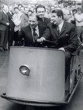 Henry Ford II ob obisku tovarne v Kölnu (1973)
