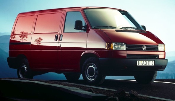 Prvi Volkswagnov Transporter s pogonom spredaj: T4 iz leta 1990