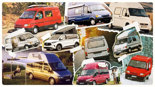 Ford Westfalia Nugget: Nugget praznuje štirideseti rojstni dan z retro potovanjem po spominih