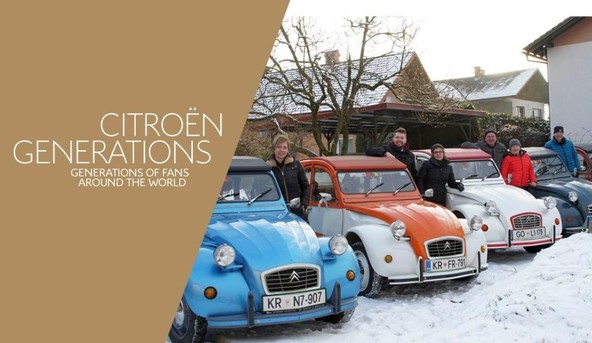 GENERACIJE CITROËNOV: 100 LET ZGODB NAŠIH OBOŽEVALCEV IZ CELEGA SVETA NA VIDEO POSNETKIH