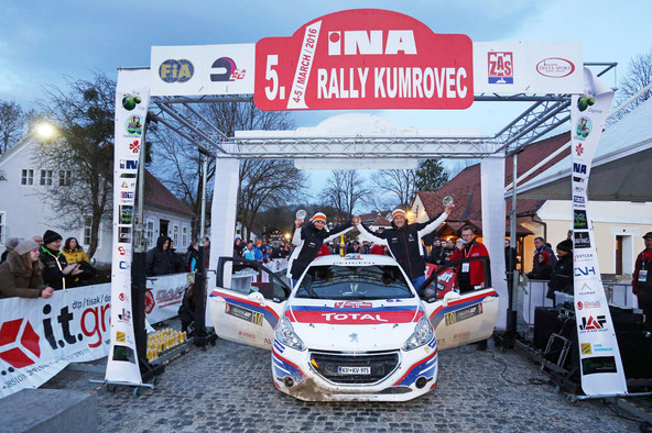 Rok Turk & Peugeot 208 R2: Nov uspeh Roka Turka v soncu in blatu rallyja Kumrovec