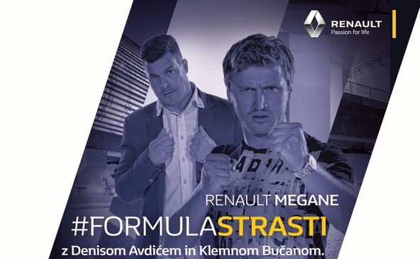 Zgovorna Denis Avdić in Klemen Bučan & Renault: MEGANOVA FORMULA STRASTI BO NAJHITREJŠO EKIPO ODPELJALA V MONZO