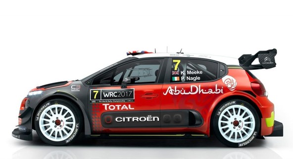 CITROËN C3 WRC: Citroën Racing v Abu Dhabiju uradno predstavil svoj dirkalnik